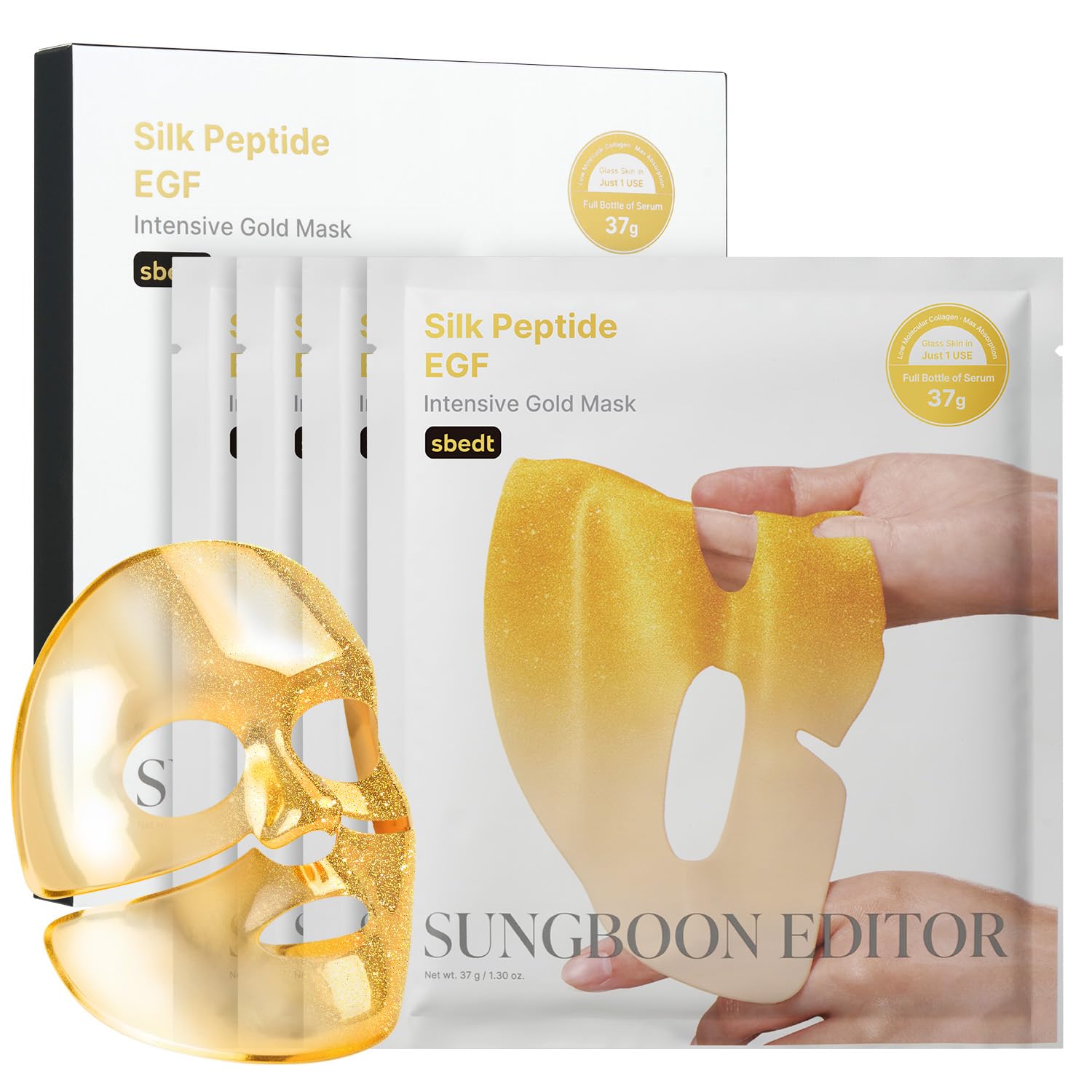 Sungboon Editor Silk Peptide EGF Intensive Gold Mask